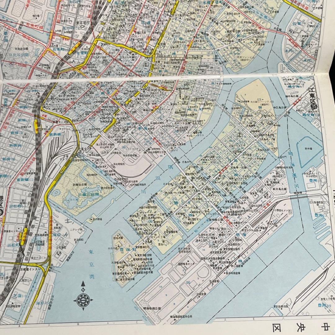 東京都区分地図】昭文社ニューエストS①☆昭和61年 - メルカリ