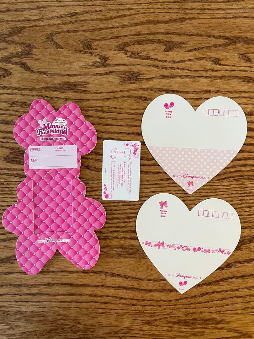 ディズニーランドホテル ミニー ファンダーランド ポストカード キー