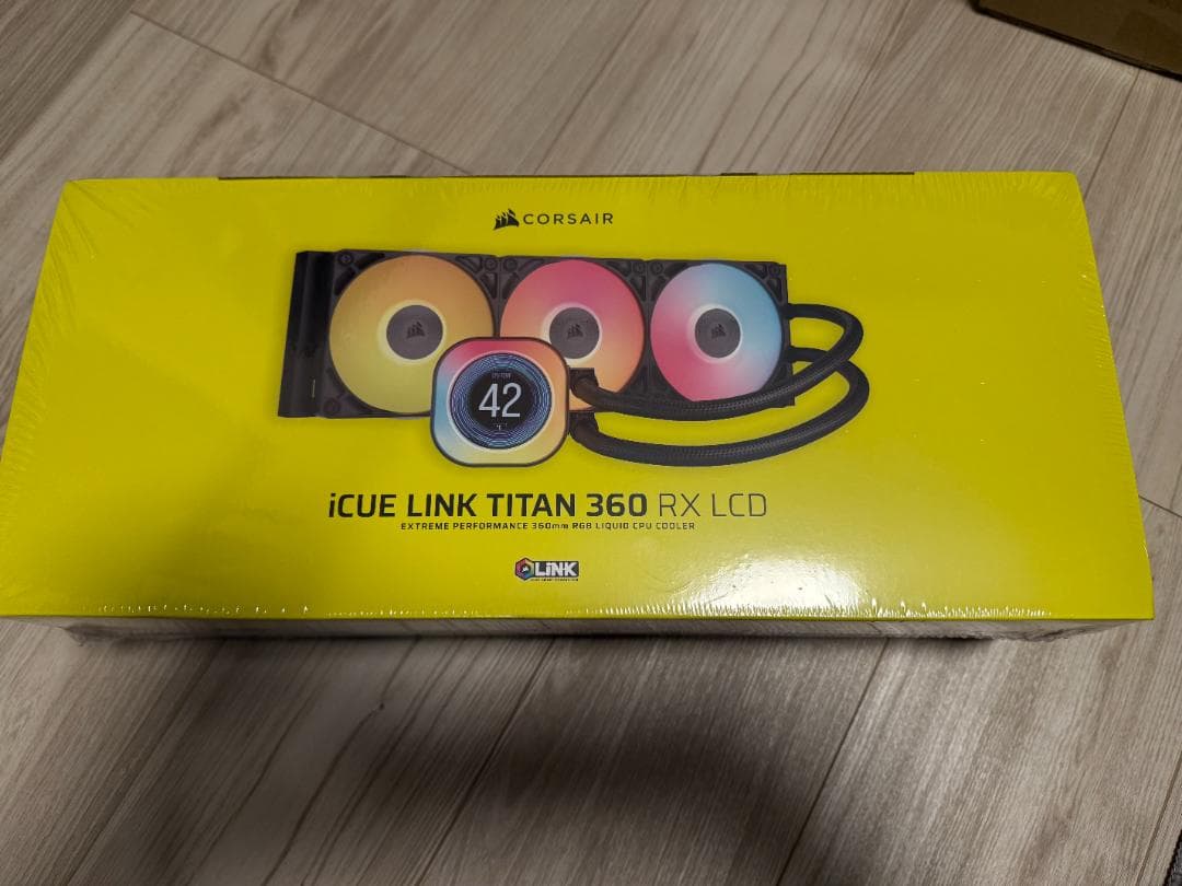 Niccky Mouse様 iCUE LINK TITAN 360 RX LCD Cooler líquido de CPU CORSAIR iCUE LINK TITAN 360 RX LCD - Branco