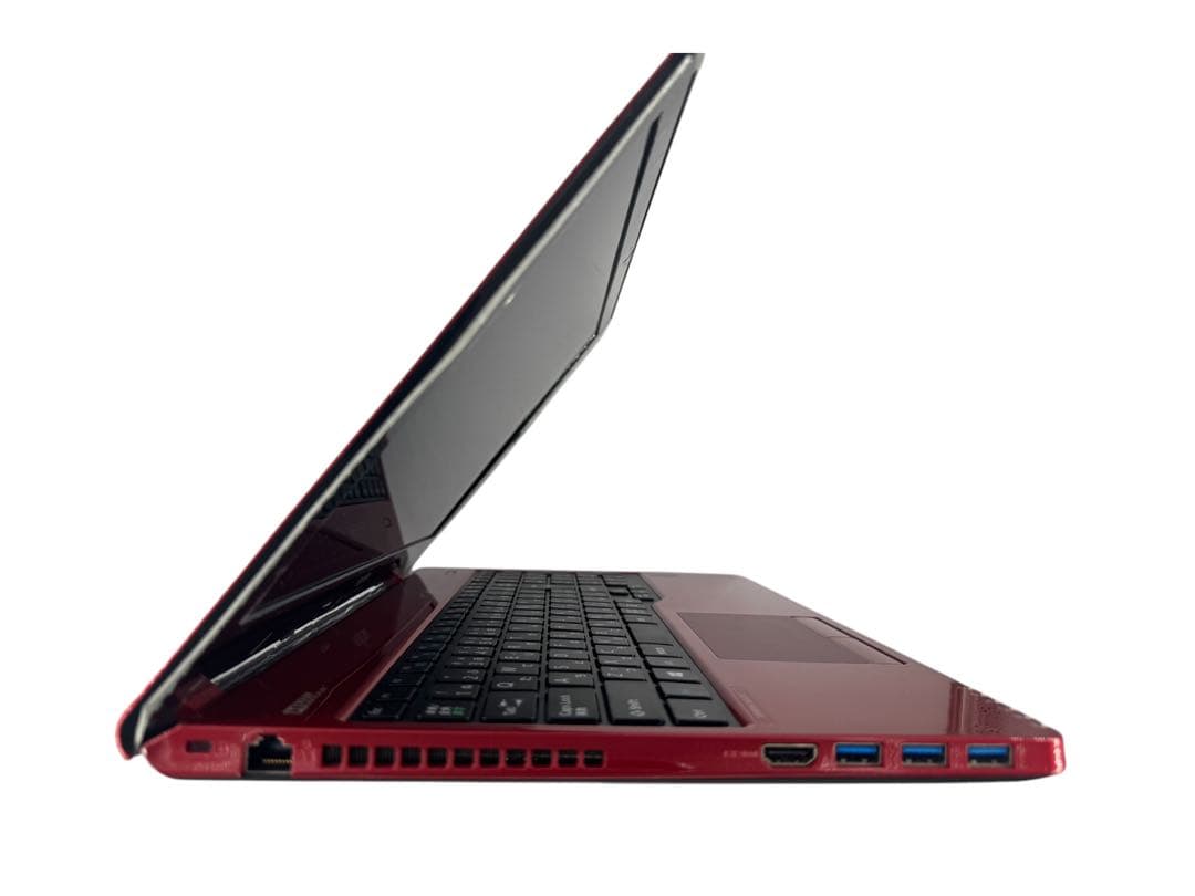 富士通✨corei7✨第4世代❗️SSD搭載❗️メモリ8GB❗️レッド色