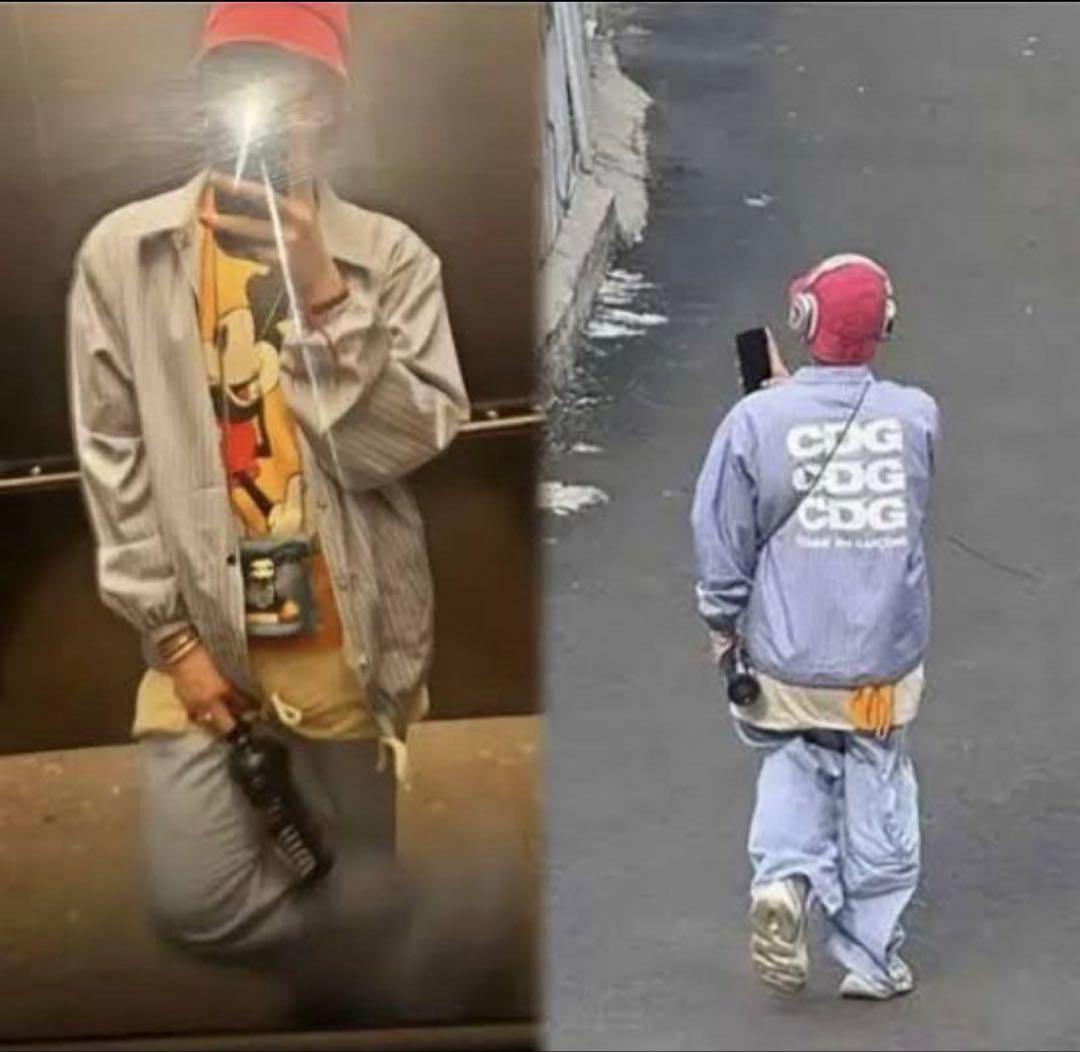 最安値 キムチェウォン着用 CDG コーチジャケット コムデギャルソン XL