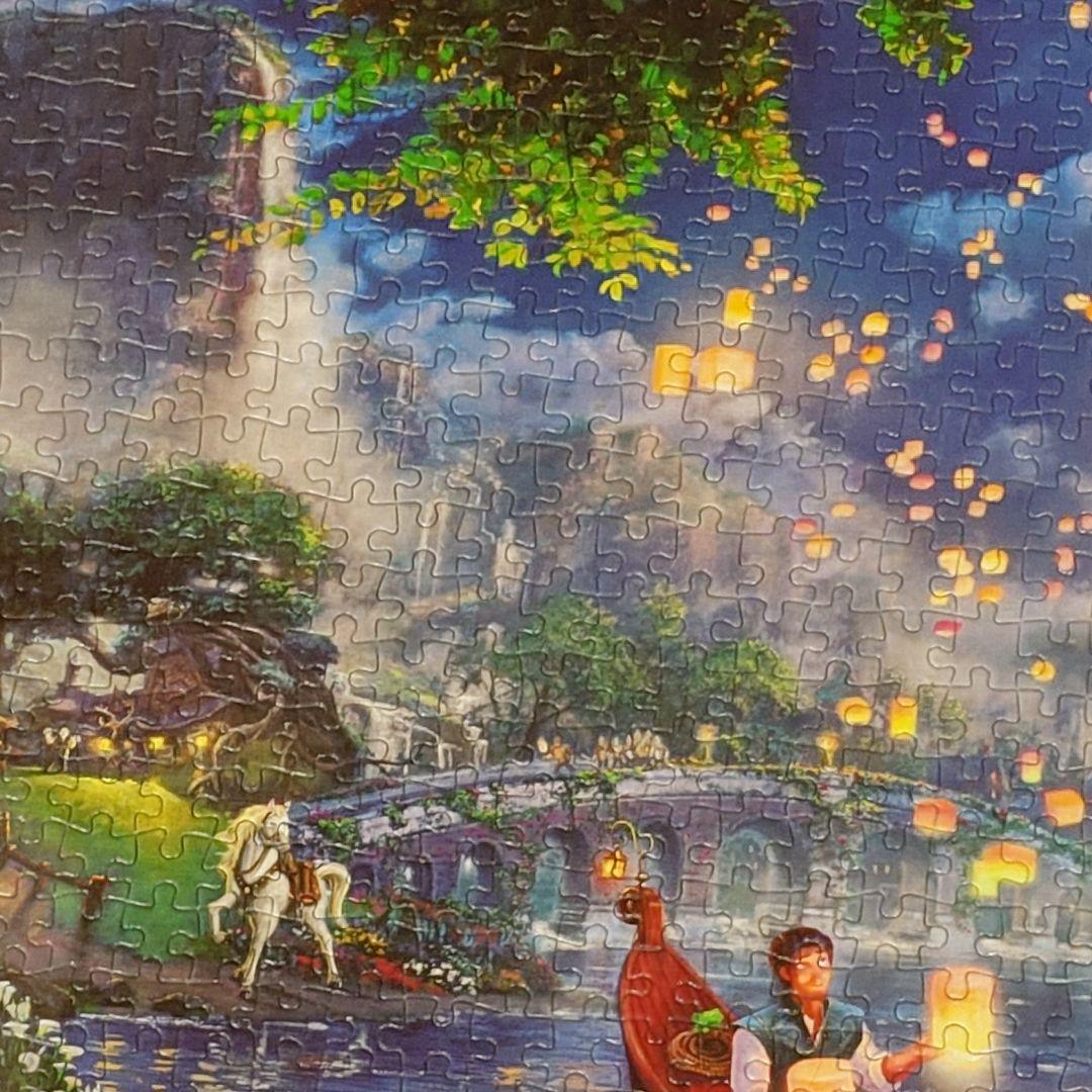 塔の上のラプンツェル ジグソーパズル完成品 フレーム付き ディズニー