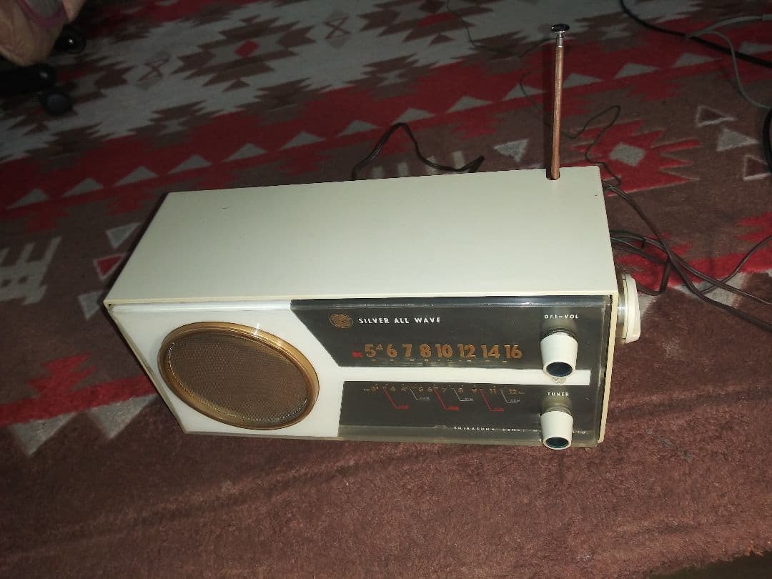 珍品 白砂電機 SILVER 昭和レトロ真空管ラジオ クリアランス