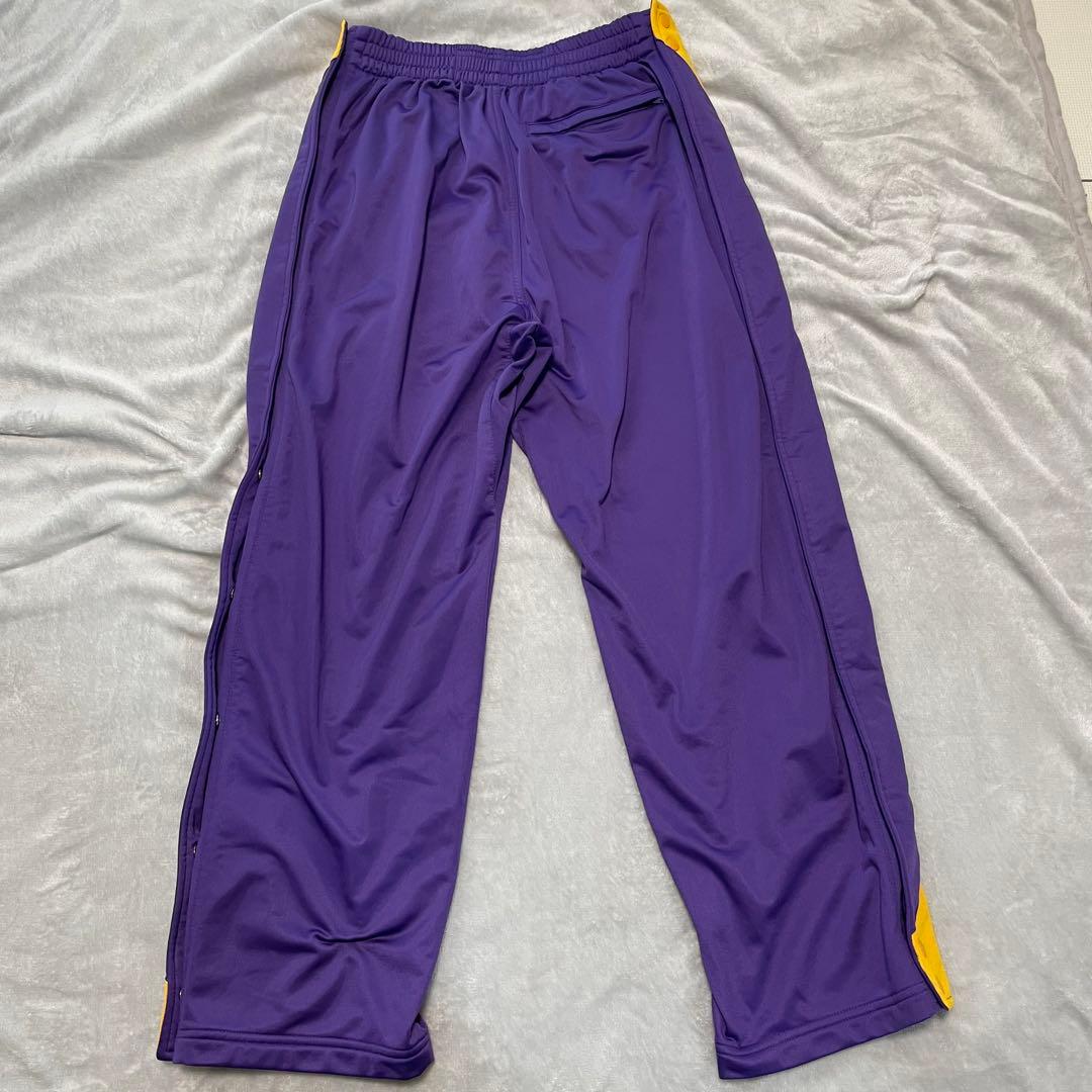 レイカーズ ウォームアップパンツ リーボック NBA パープル イエロー