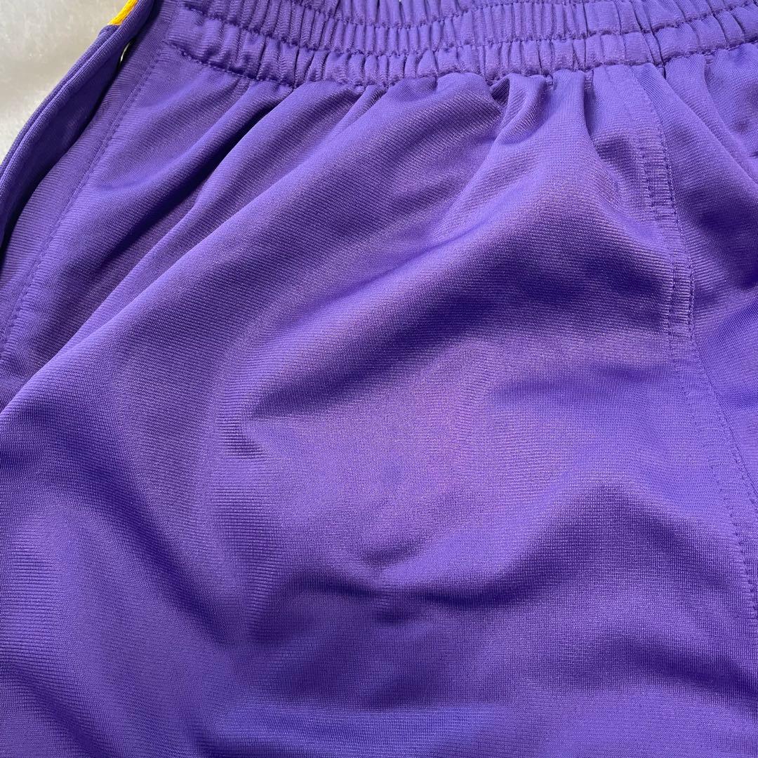 レイカーズ ウォームアップパンツ リーボック NBA パープル イエロー