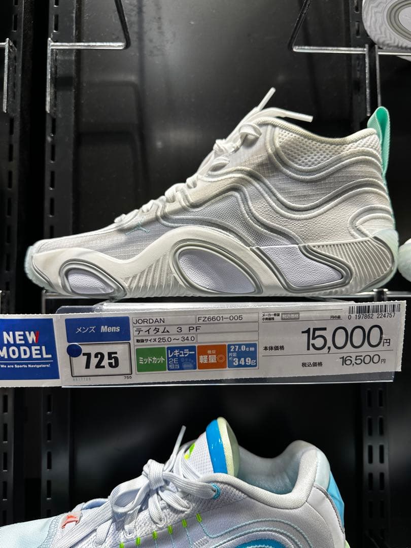 【新品未使用】 ジョーダン テイタム 3 PF \"Gingham\" ✨26.5