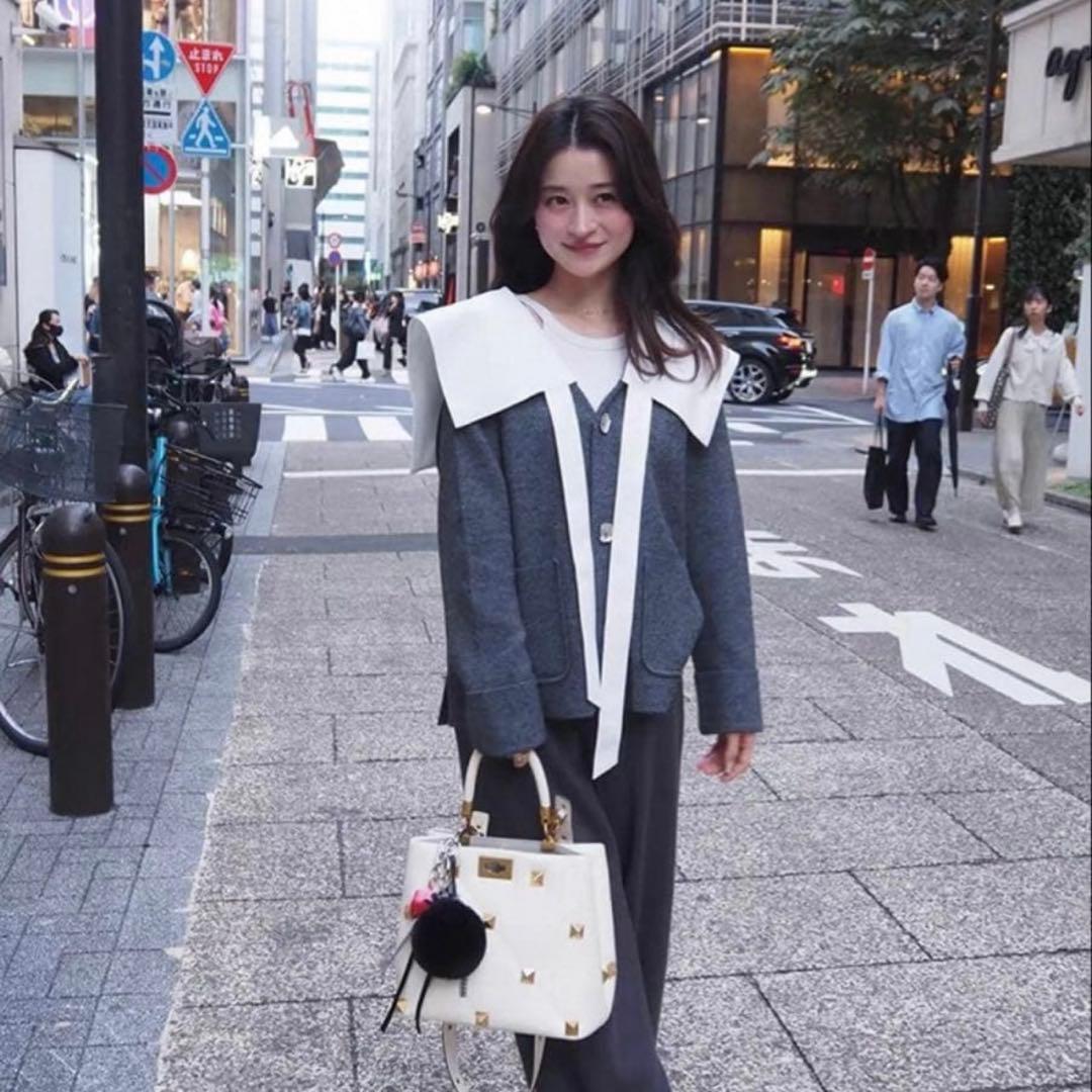 Bibiy. PENELOPE COLLAR KNIT ペネロペカラーニット - メルカリ