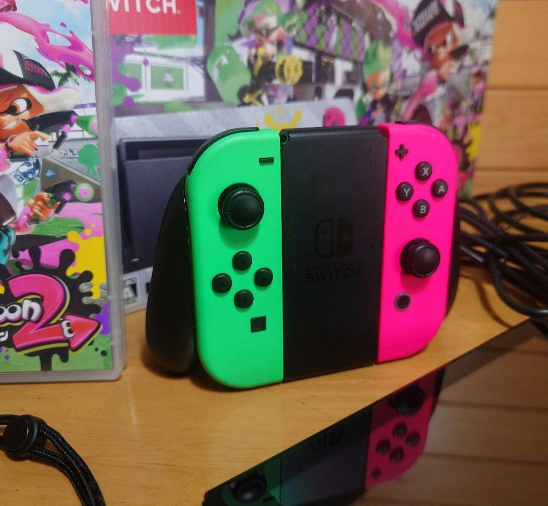 任天堂Nintendo Switch（本体）＆スプラトゥーン2セット 中古品 - メルカリ