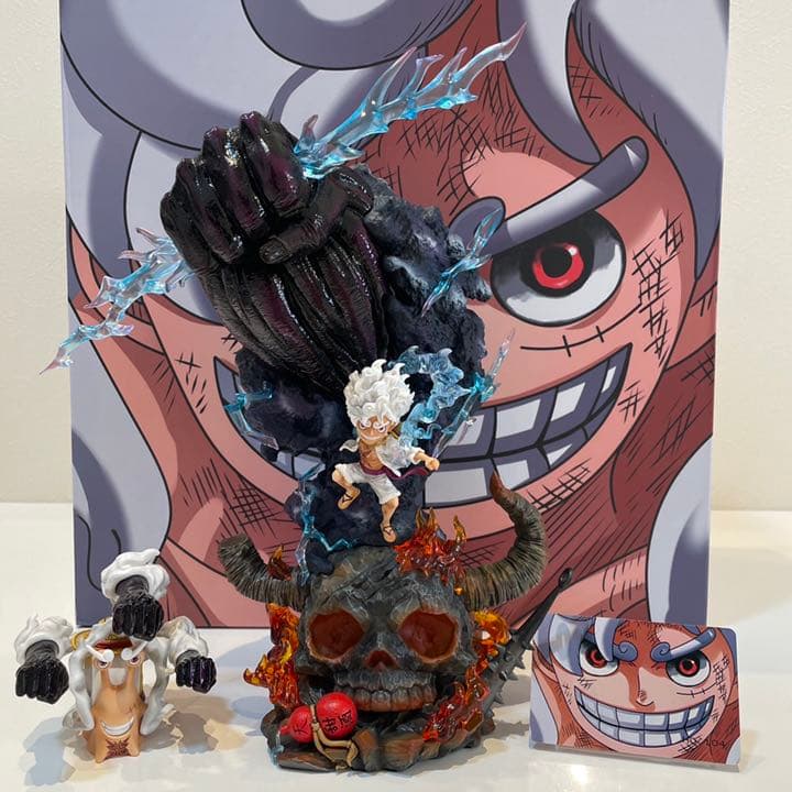 ワンピース ニカ ルフィ ギア5 ガレージキット フィギュア - メルカリ