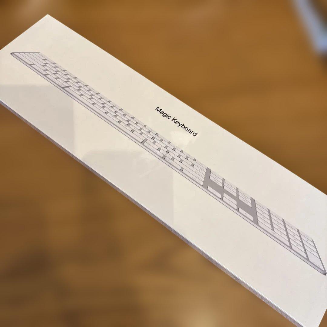 未使用品 Apple Magic Keyboard テンキー付 MQ052J/A 2026年最新】Apple Magic Keyboard（テンキー付き） 日本語（JIS