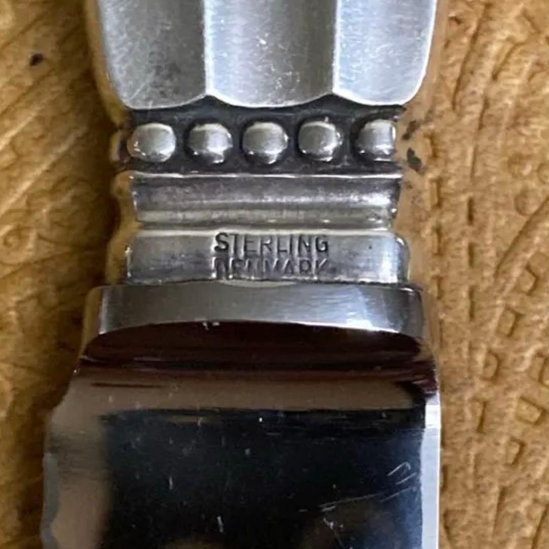 ジョージジェンセン】純銀/約64g チーズナイフ 17cm【エコーン】