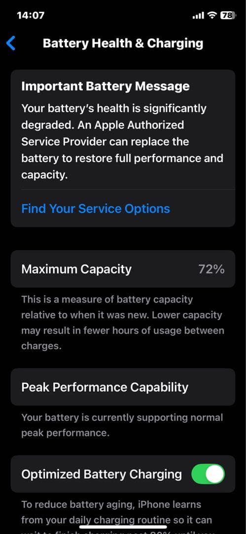 iPhone XS - Silver - Screen Defect - メルカリ