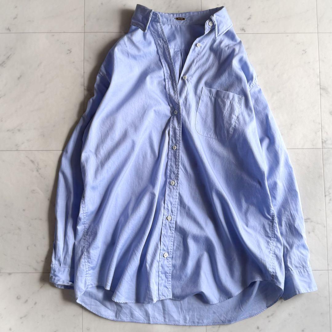 美品 ミューズ ドゥズィーエムクラス ワイヤー襟 オーバーサイズシャツ