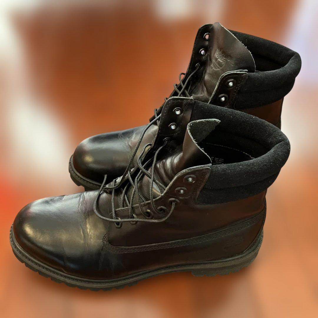 ティンバーランド Timberland黒レザーブーツ Timberland（ティンバーランド） 日本正規品 ブーツ Timberland 6