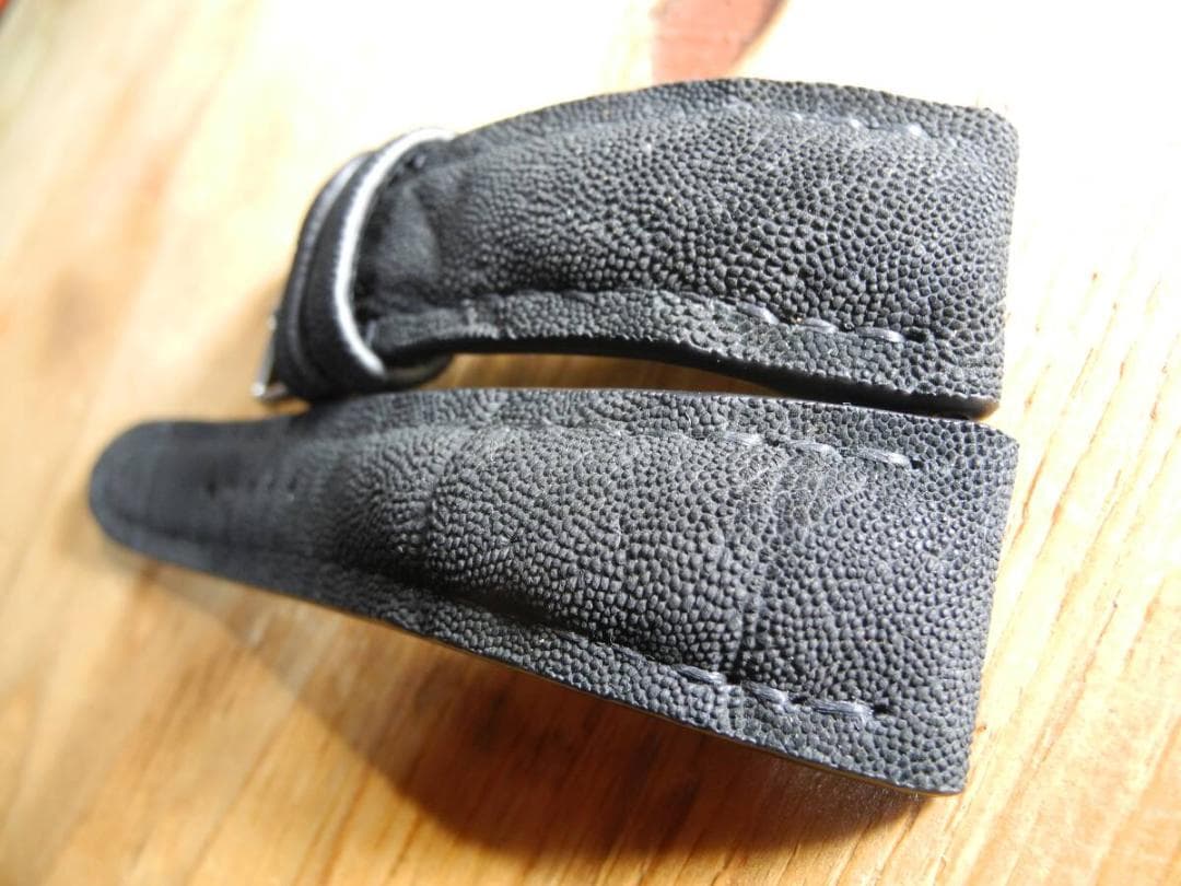 時計ベルト／エレファント／ブラック／24-20/ML