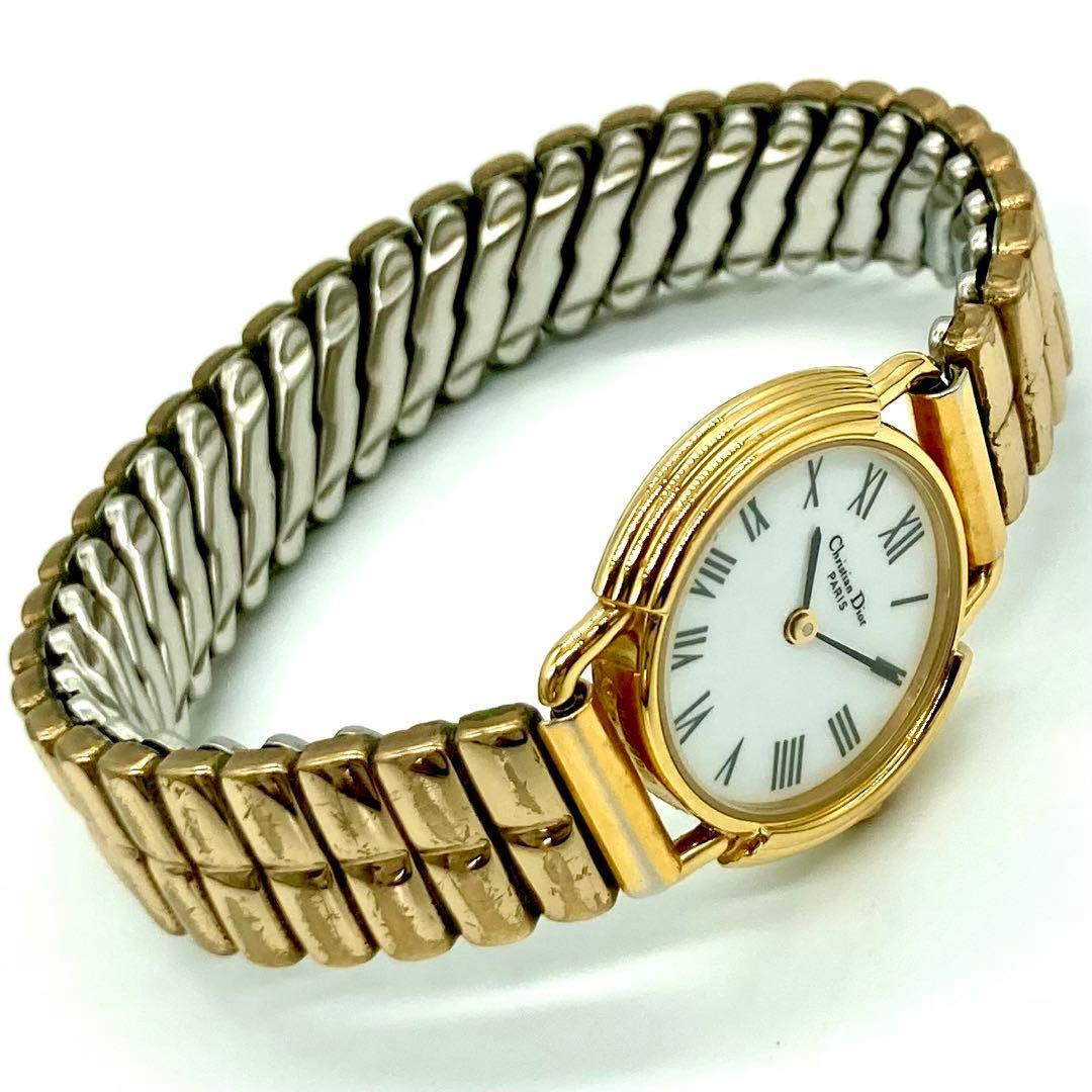 稼動】 ディオール 腕時計 D58-121-2 クォーツ QZ 新品電池 - メルカリ