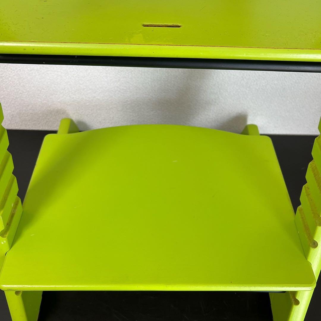 廃盤色ストッケ トリップトラップ シリアル4〜 ライムグリーン 取説