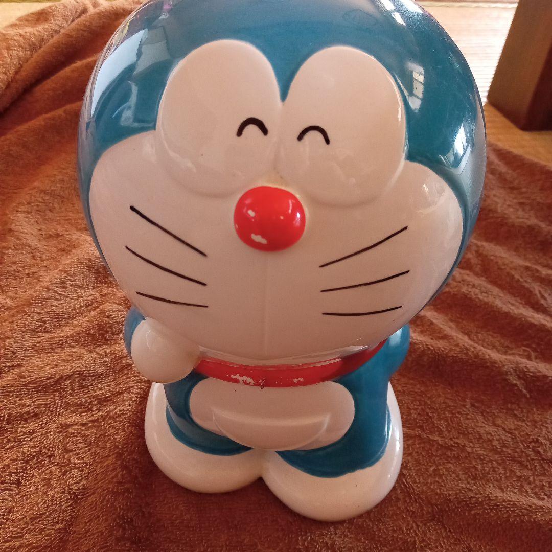 ドラえもん 貯金箱 レトロ 昭和 陶器 鈴なし - メルカリ