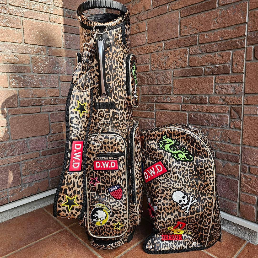 ダンスウィズドラゴン】チビドラ×ワッペン多数 レオパード8.5型