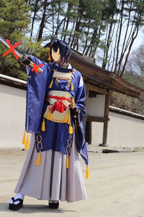 刀剣乱舞 三日月宗近 コスプレ衣装 ウィッグ付 - メルカリ
