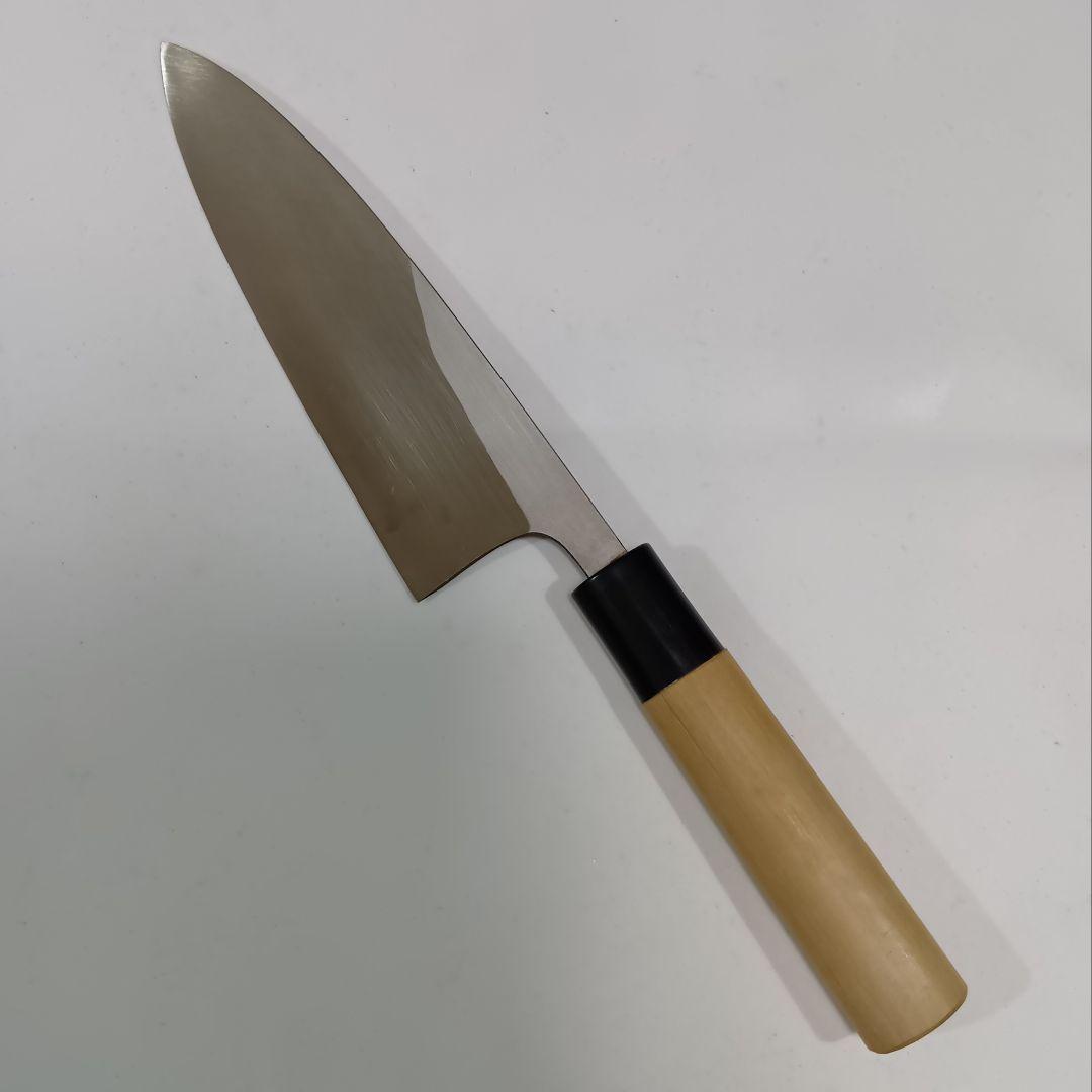 京都 有次　登録 出刃 包丁 5.5寸 16.5cm　白鋼二　新品保管品