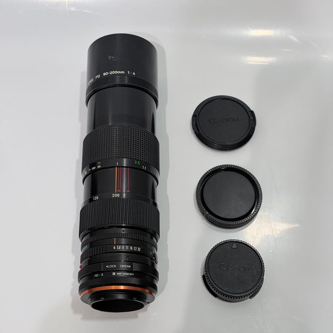 キャノン NEW FD 80-200mm F4 Eマウント変換 - メルカリ