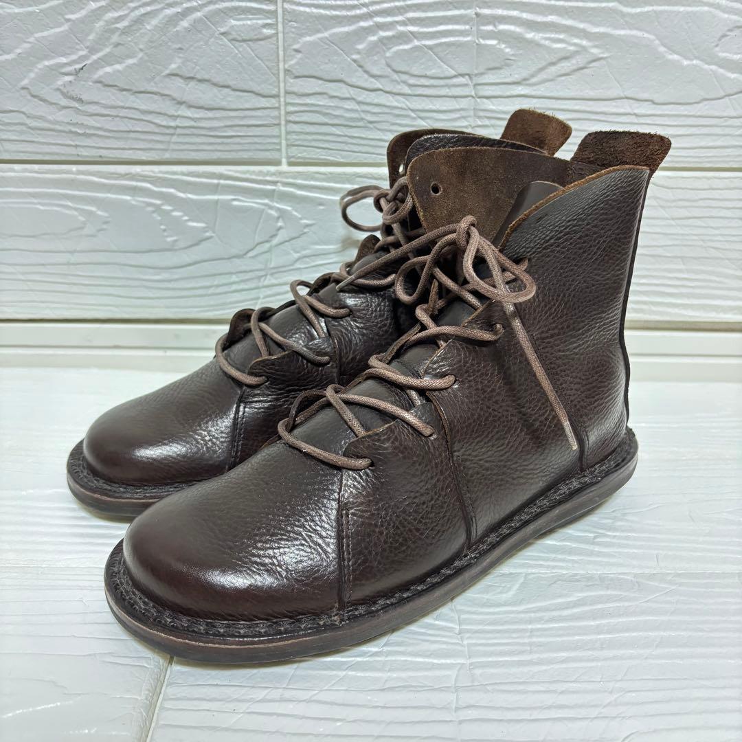 【美品】trippen NOMAD レースアップブーツ ブラウン 37 ノマド Amazon | [トリッペン] Nomad (ノマド) レザー レースアップ ブーツ 靴