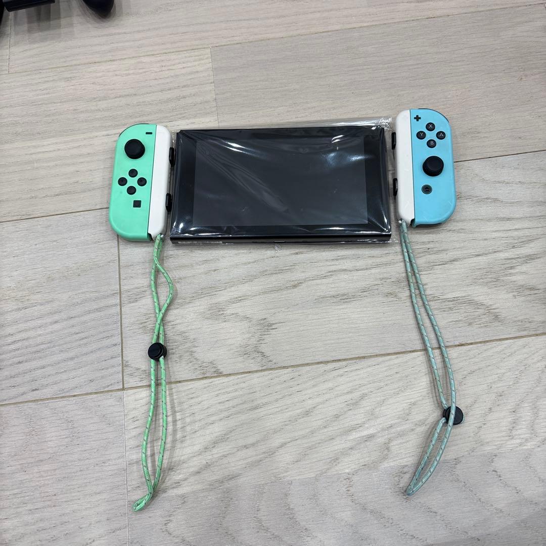 Nintendo Switch 本体 グリーン/ブルー　ジャンク品 ジャンク】任天堂 Nintendo Switch ジョイコン 青 緑 - メルカリ