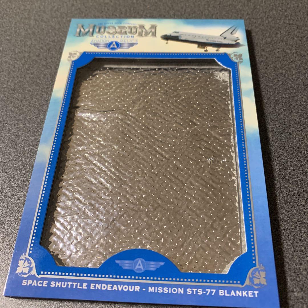 スペースシャトル エンデバー号 実使用 ブランケットカード 激レア スペースシャトル エンデバー号 実使用 ブランケットカード 激レア