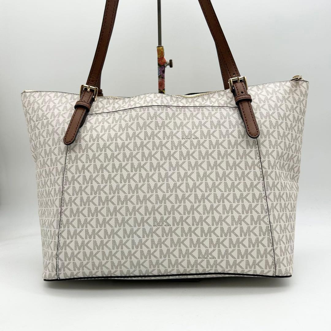 未使用級 マイケルコース トートバッグ ビジネス pvc MK柄 A4◎ 肩掛け