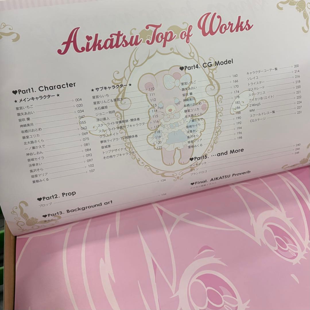 アイカツ！TOP OF WORKS 特盛いちごパフェ☆BOX 設定資料集 - メルカリ