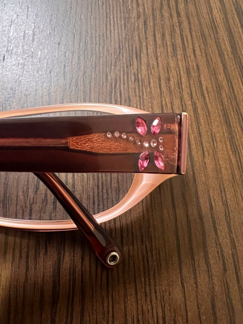 Coach フレーム 花模様 メガネ(度あり)