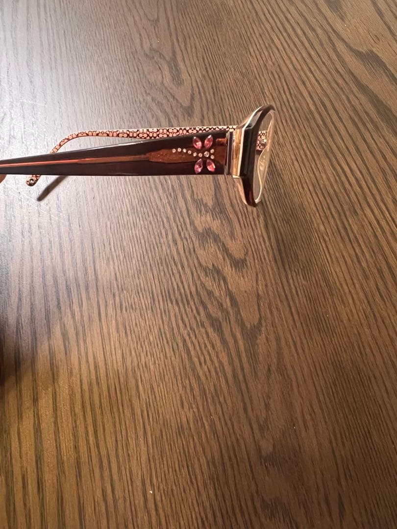 Coach フレーム 花模様 メガネ(度あり)