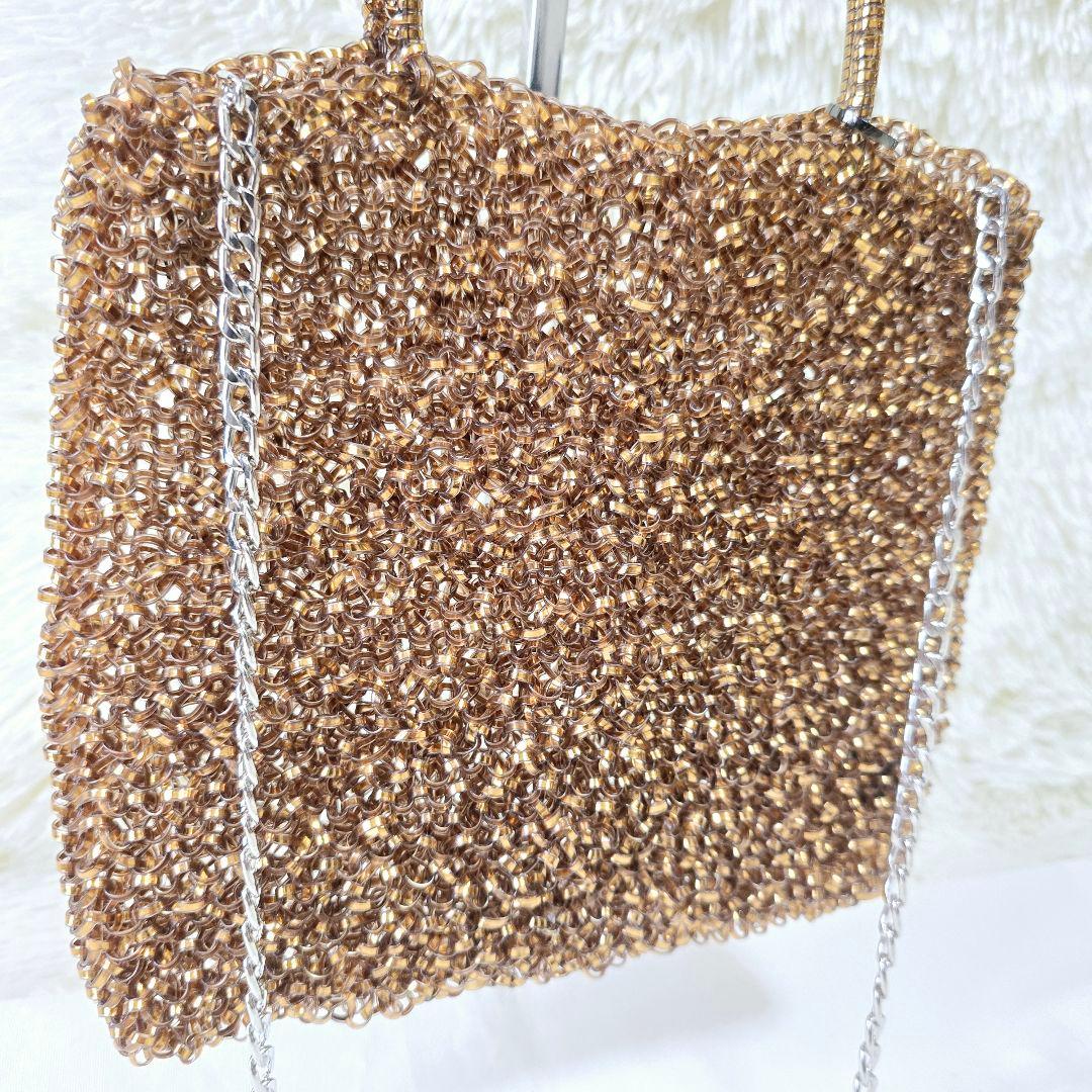 ユニコーン様✨アンテプリマ 2way ショルダー チェーン ブロンズ