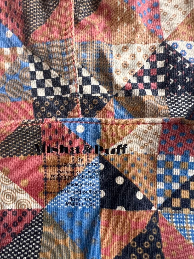 mishaand puff パッチワーク オーバーオール 3y - メルカリ