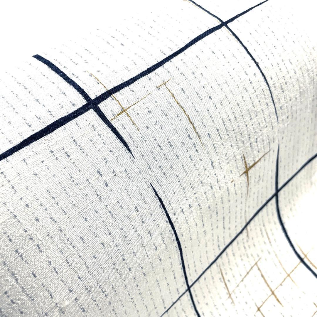 帯6556 ○やまと誂製 高級 正絹 紬 全通 袋帯 市松模様 - メルカリ