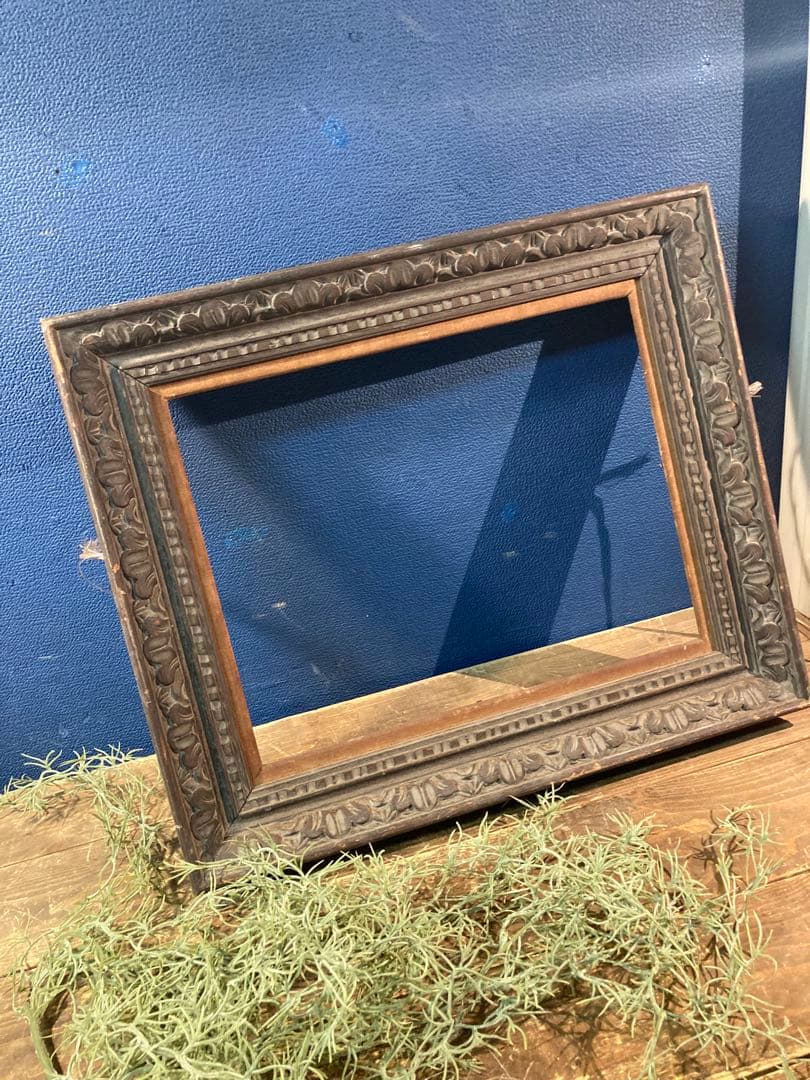 D 額縁　アート　アンティーク調　ヴィンテージ　木製　木枠　ブラウン　茶系 i48.A_dai1.jpg