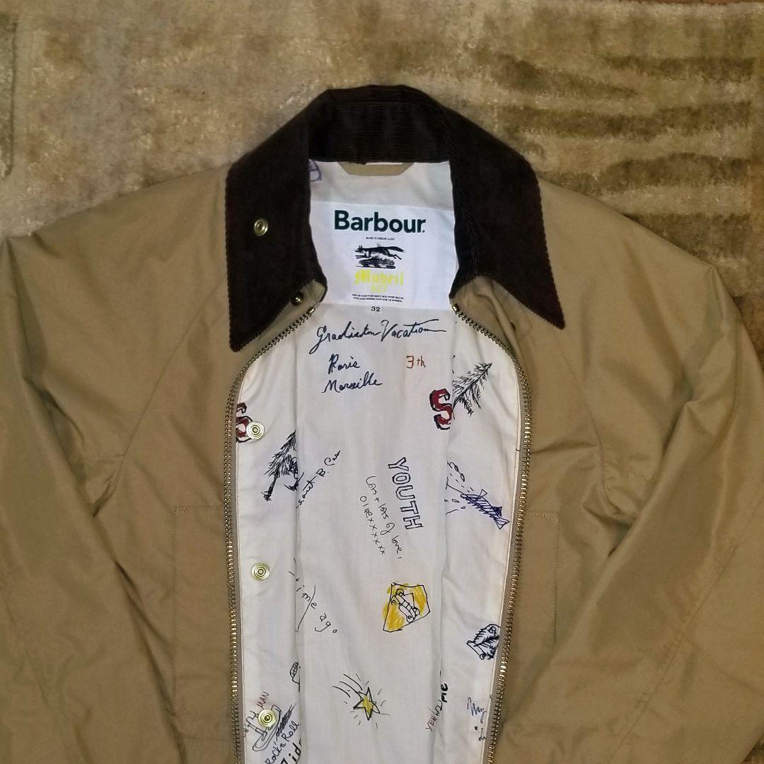 極美品】MUVEIL Barbourコラボジャケット Beaufort