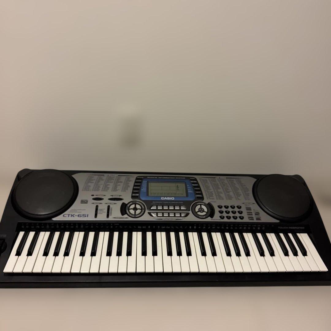 美品】CASIO CTK-651 電子キーボード ハイグレードモデル 動作品