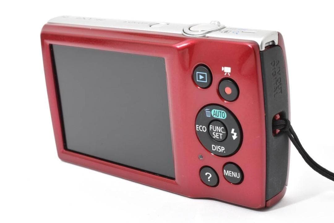美品 キヤノン　Canon IXY 160 レッド 《箱・充電器付》＃A324