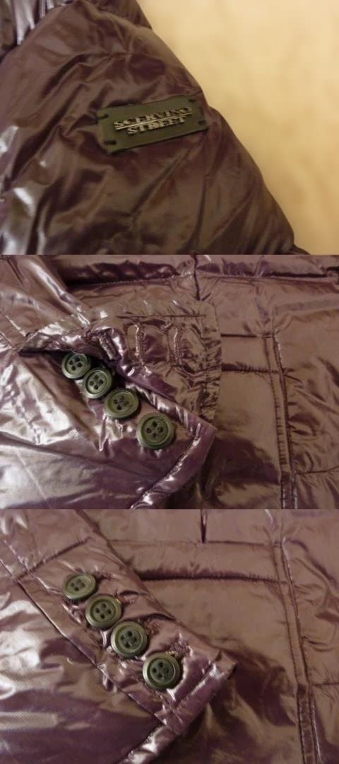 新品 希少 エルマノ・シェルビーノ 超軽量 本切羽 ダウンジャケット