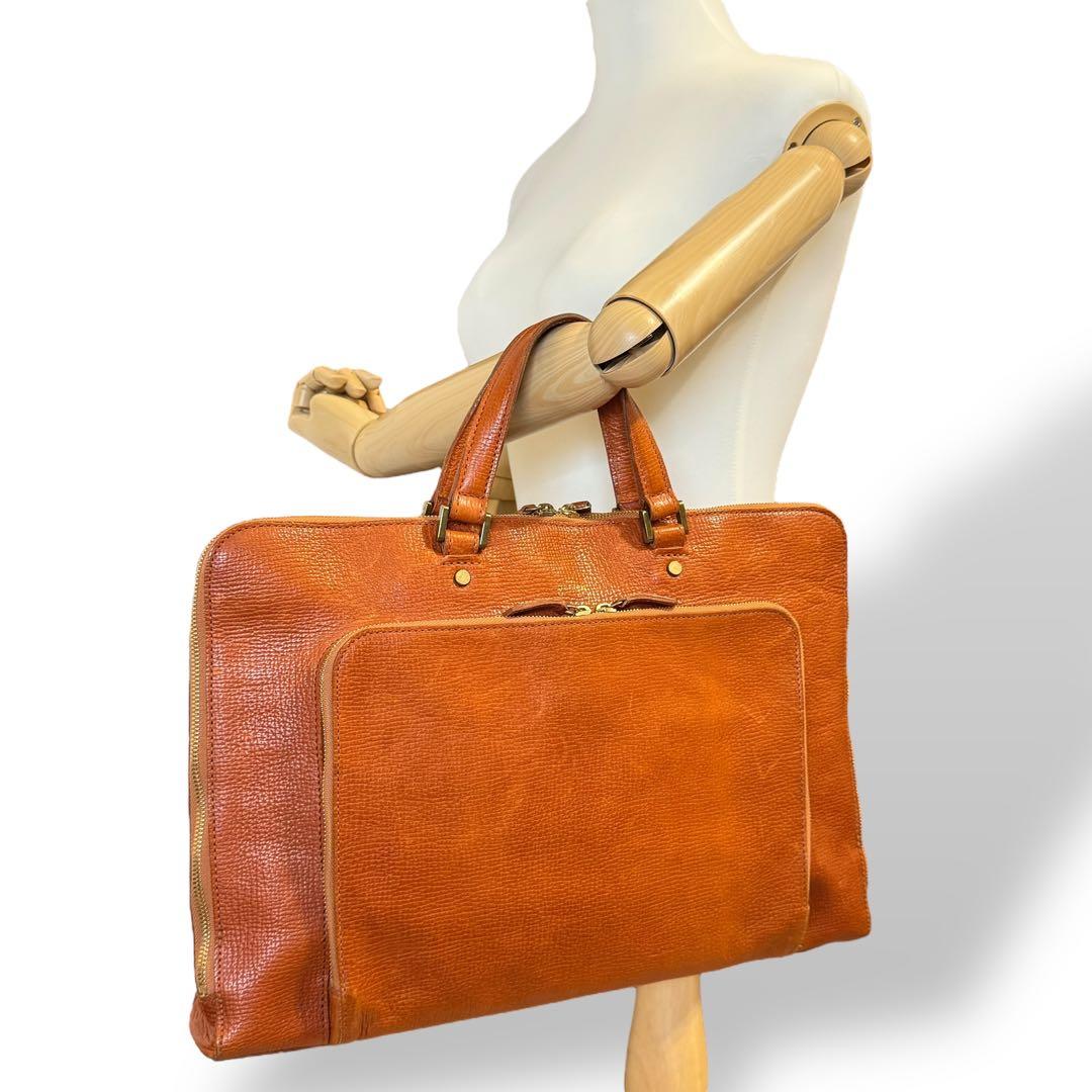 AC8 【美品】 ダンゲンテン ビジネスバッグ A4収納可 ブリーフケース