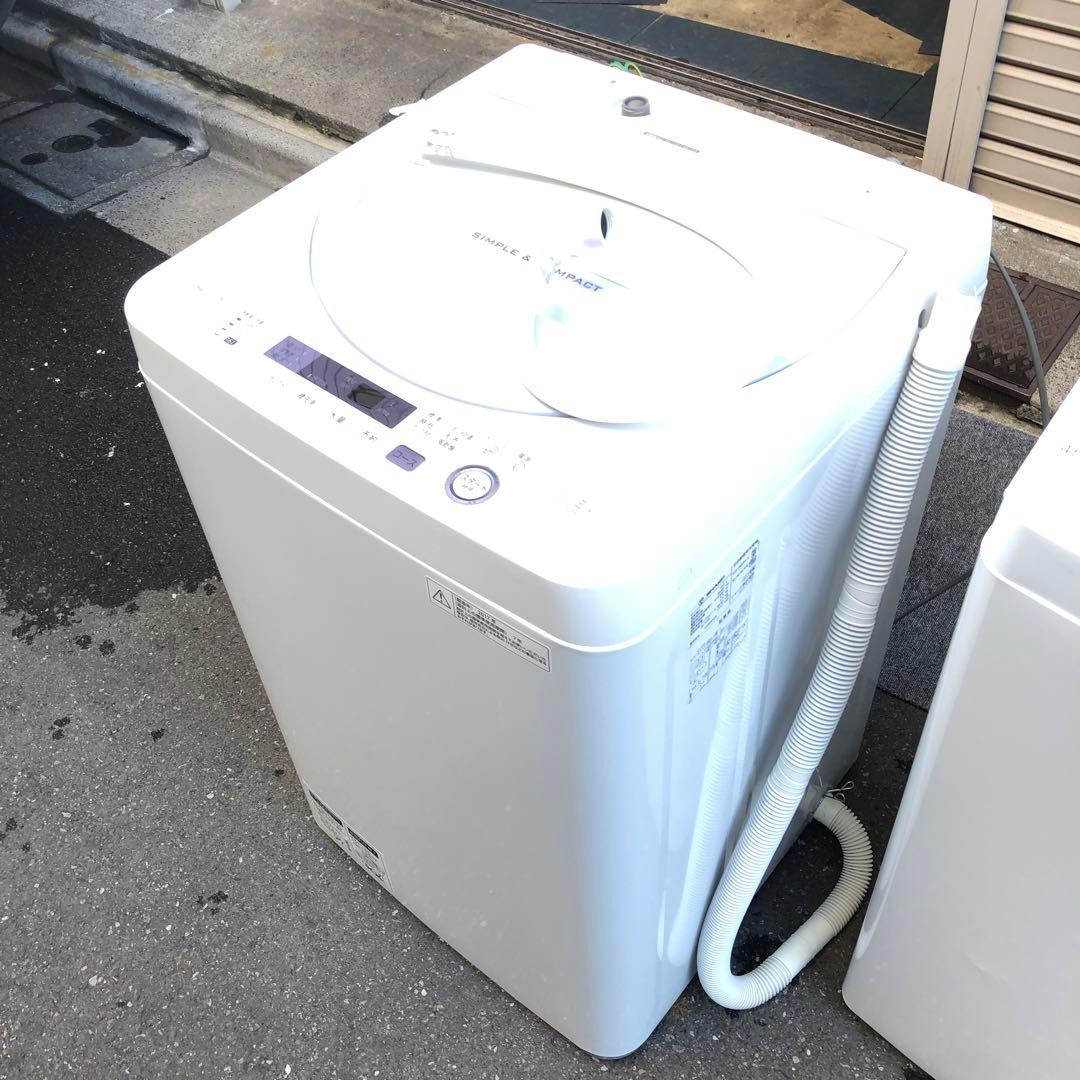 シャープ ES-GE5A-V 2017年製 5.0kg