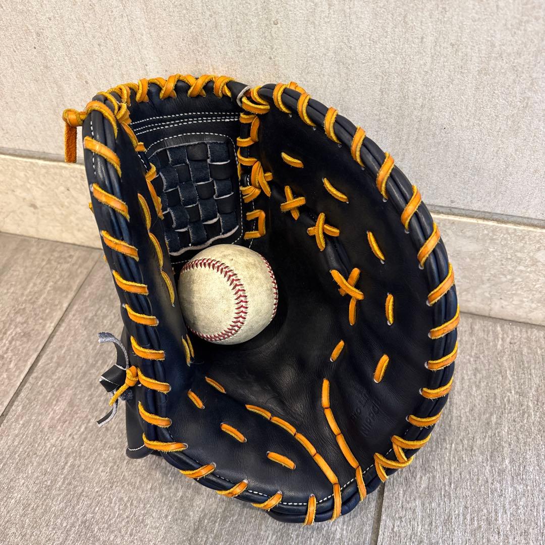 美品】YGSプロライン硬式用 バスケットウェブファーストミット