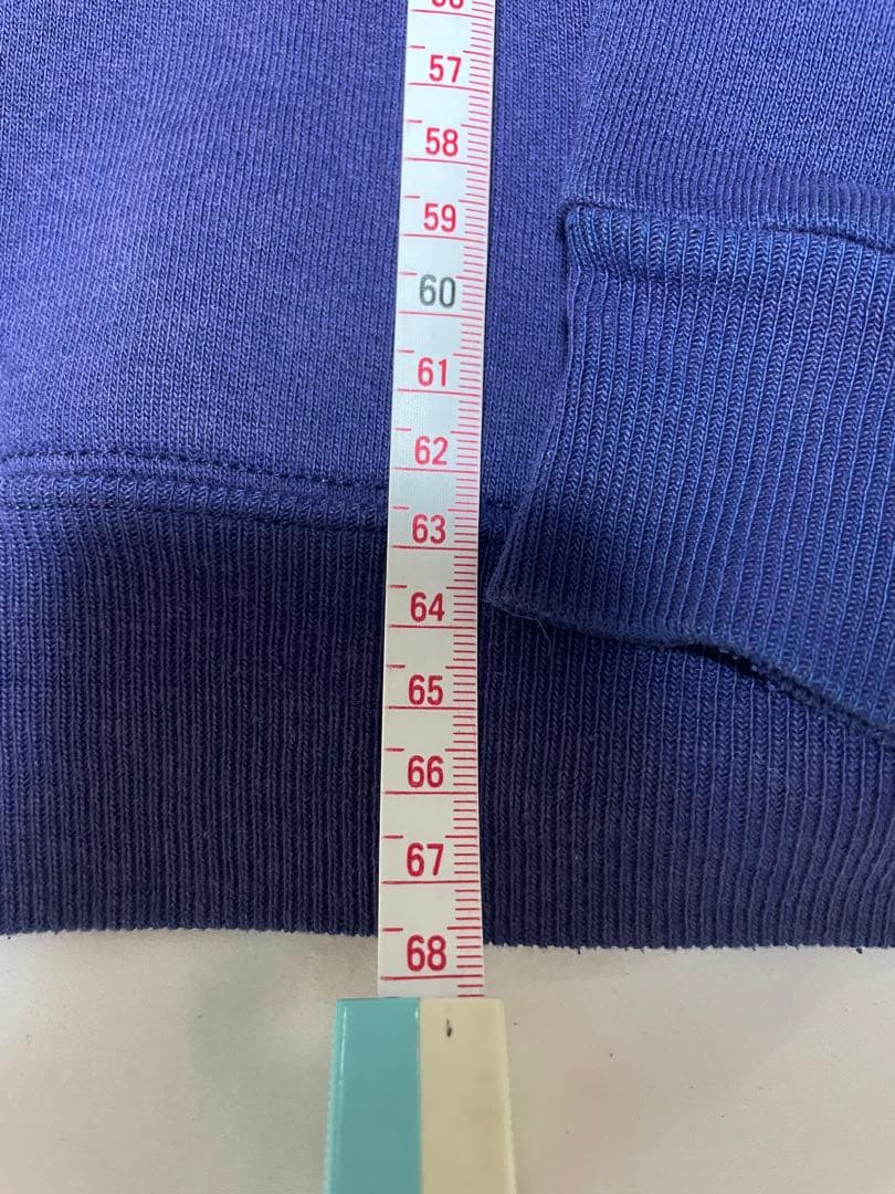 極美品 赤タグ 70s RUSSELL ラッセル ジップパーカー 茄子紺 - メルカリ