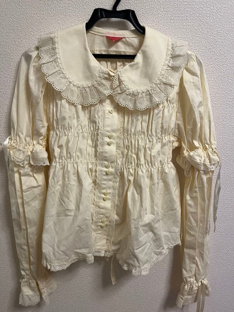 BABY シャーリングレースブラウスとボレロセット 楽天市場】レースボレロsetシャーリングトップス : 夢展望 YUMETENBO