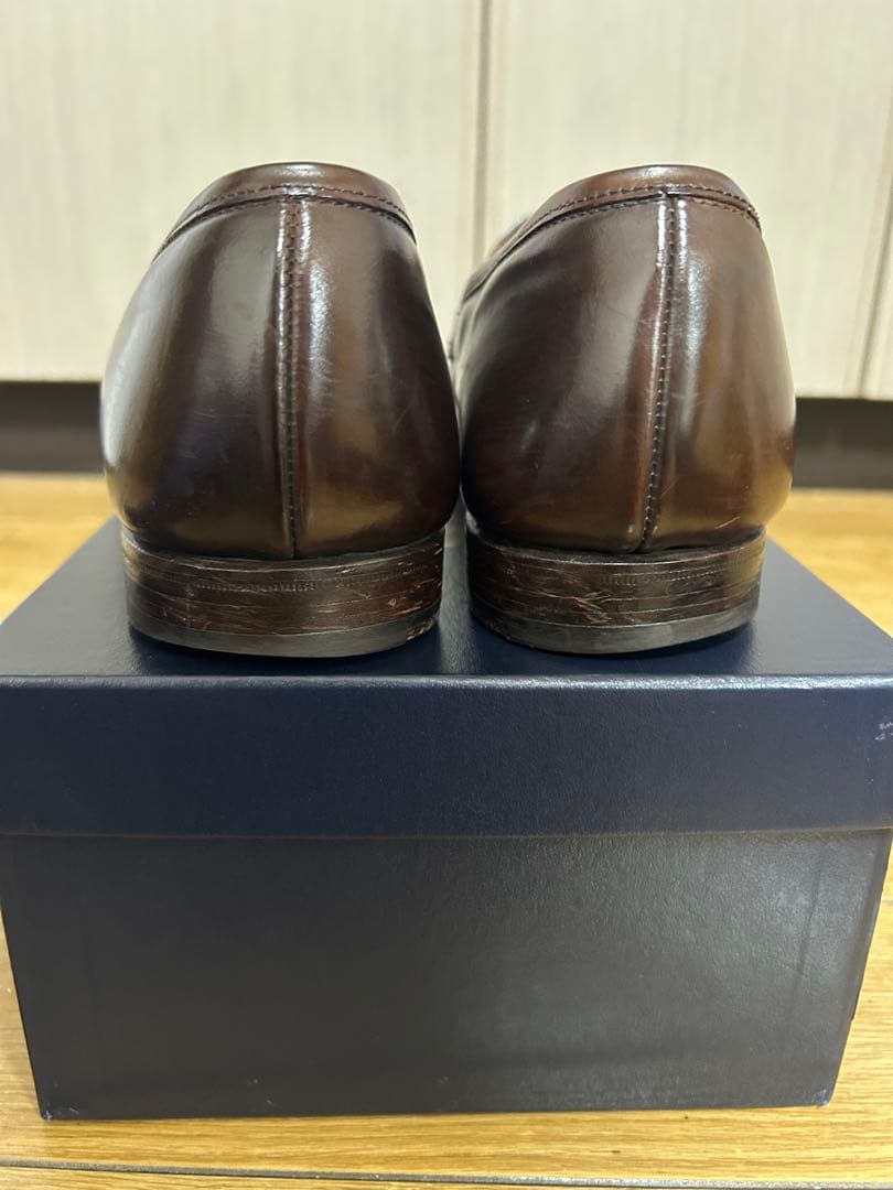 ラルフローレン ローファー クロケットアンドジョーンズ製 コードバン