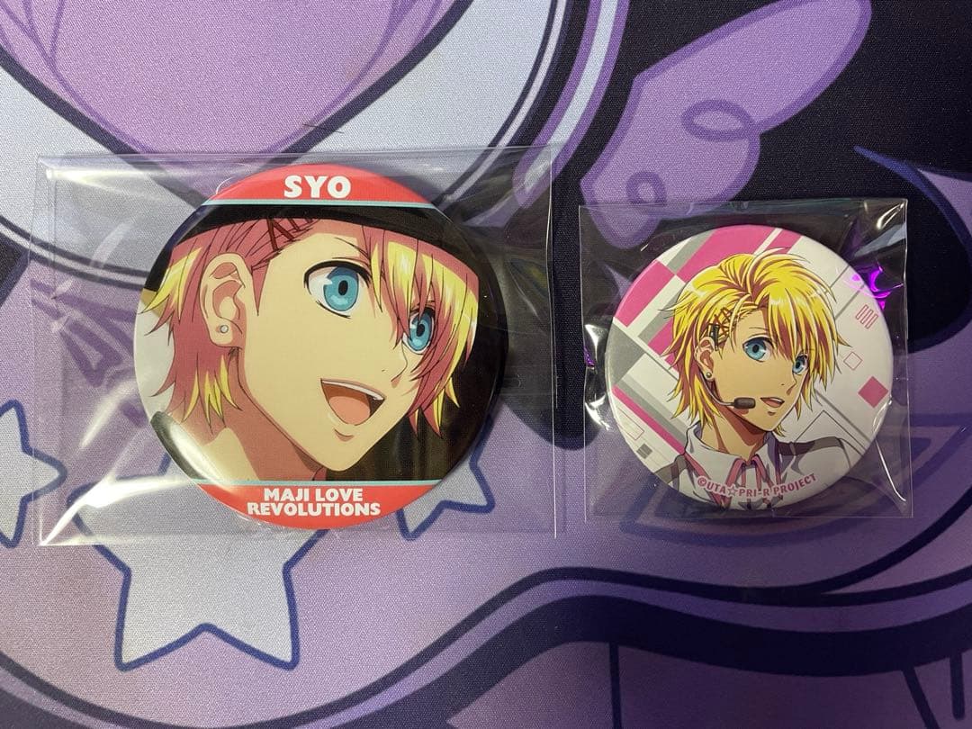 うた☆プリ 来栖翔 缶バッチ 2点セット - メルカリ