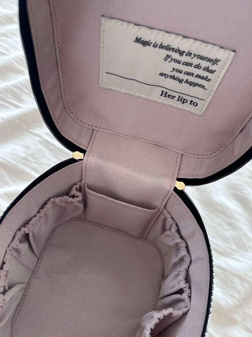 Herlipto Jacquard Vanity Bag silver バニティ - メルカリ