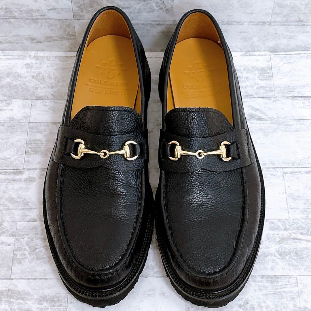 美品✨SOPHINET × COLEHAAN ビットローファー 26.5cm 黒